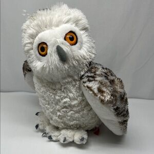 Cuddly Owl Plush Toy - White and Brown